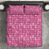Alaka Hawaii Breadfruit Palaka Motifs Bedding Set LT14 Pink - Polynesian Pride