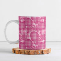 Alaka Hawaii Breadfruit Palaka Motifs Ceramic Mug LT14 Pink - Polynesian Pride