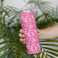 Alaka Hawaii Breadfruit Palaka Motifs Skinny Tumbler LT14 - Polynesian Pride