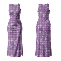 Poni Hawaii Breadfruit Palaka Motifs Couples Matching Tank Maxi Dress and Hawaiian Shirt LT14 - Polynesian Pride