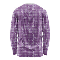 Poni Hawaii Breadfruit Palaka Motifs Long Sleeve Shirt LT14 - Polynesian Pride