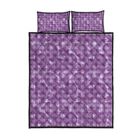 Poni Hawaii Breadfruit Palaka Motifs Quilt Bed Set LT14 - Polynesian Pride