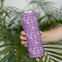 Poni Hawaii Breadfruit Palaka Motifs Skinny Tumbler LT14 - Polynesian Pride