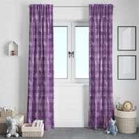 Poni Hawaii Breadfruit Palaka Motifs Window Curtain LT14 - Polynesian Pride