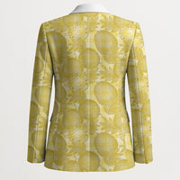 Melemele Hawaii Breadfruit Palaka Motifs Blazer LT14 - Polynesian Pride