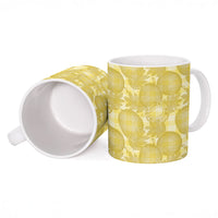 Melemele Hawaii Breadfruit Palaka Motifs Ceramic Mug LT14 - Polynesian Pride