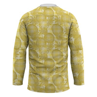 Melemele Hawaii Breadfruit Palaka Motifs Hockey Jersey LT14 - Polynesian Pride
