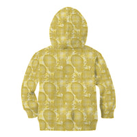 Melemele Hawaii Breadfruit Palaka Motifs Kid Hoodie LT14 - Polynesian Pride