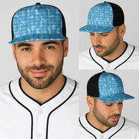 Polu Hawaii Breadfruit Palaka Motifs Baseball Net Cap LT14 - Polynesian Pride