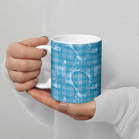 Polu Hawaii Breadfruit Palaka Motifs Ceramic Mug LT14 - Polynesian Pride