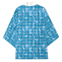 Polu Hawaii Breadfruit Palaka Motifs Kimono LT14 - Polynesian Pride
