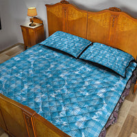 Polu Hawaii Breadfruit Palaka Motifs Quilt Bed Set LT14 - Polynesian Pride