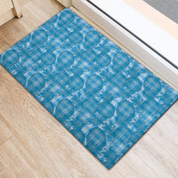Polu Hawaii Breadfruit Palaka Motifs Rubber Doormat LT14 - Polynesian Pride