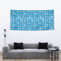 Polu Hawaii Breadfruit Palaka Motifs Tapestry LT14 - Polynesian Pride