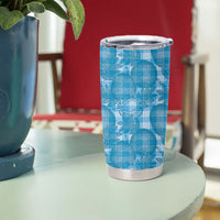 Polu Hawaii Breadfruit Palaka Motifs Tumbler Cup LT14 - Polynesian Pride