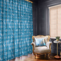 Polu Hawaii Breadfruit Palaka Motifs Window Curtain LT14 - Polynesian Pride