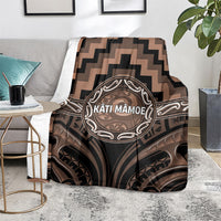 Aotearoa Kati Mamoe Blanket Maori Iwi Poutama Puhoro Tattoo LT14 - Polynesian Pride