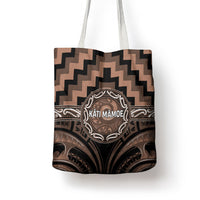 Aotearoa Kati Mamoe Tote Bag Maori Iwi Poutama Puhoro Tattoo LT14 - Polynesian Pride