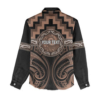 Aotearoa Kati Mamoe Personalised Women Casual Shirt Maori Iwi Poutama Puhoro Tattoo LT14 - Polynesian Pride