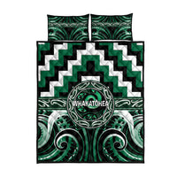 Aotearoa Whakatohea Quilt Bed Set Maori Iwi Poutama Puhoro Tattoo LT14 - Polynesian Pride