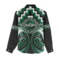 Aotearoa Whakatohea Personalised Women Casual Shirt Maori Iwi Poutama Puhoro Tattoo LT14 - Polynesian Pride