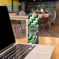Aotearoa Ngati Awa Personalised Skinny Tumbler Maori Iwi Poutama Puhoro Tattoo LT14 - Polynesian Pride
