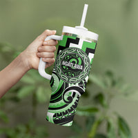 Aotearoa Ngati Awa Personalised Tumbler With Handle Maori Iwi Poutama Puhoro Tattoo LT14 - Polynesian Pride