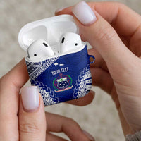 Toa Samoa Rugby Custom AirPods Case Go Champions Pacific Samoan Pattern - Polynesian Pride