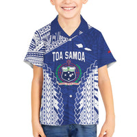 Toa Samoa Rugby Custom Family Matching Summer Maxi Dress and Hawaiian Shirt Go Champions Pacific Samoan Pattern - Polynesian Pride