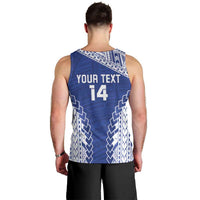 Toa Samoa Rugby Custom Men Tank Top Go Champions Pacific Samoan Pattern - Polynesian Pride