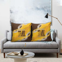 Personalized Mililani Hawaii High School Pillow Cover Puakenikeni Lei Hawaiian Pattern LT14 - Polynesian Pride
