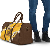 Personalized Mililani Hawaii High School Travel Bag Puakenikeni Lei Hawaiian Pattern LT14 - Polynesian Pride