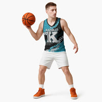 Personalized Kapolei Hawaii High School Basketball Jersey Puakenikeni Lei Hawaiian Pattern LT14 - Polynesian Pride