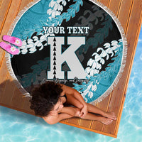 Personalized Kapolei Hawaii High School Beach Blanket Puakenikeni Lei Hawaiian Pattern LT14 - Polynesian Pride
