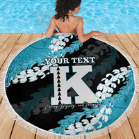 Personalized Kapolei Hawaii High School Beach Blanket Puakenikeni Lei Hawaiian Pattern LT14 - Polynesian Pride