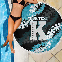 Personalized Kapolei Hawaii High School Beach Blanket Puakenikeni Lei Hawaiian Pattern LT14 - Polynesian Pride