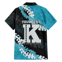 Personalized Kapolei Hawaii High School Family Matching Long Sleeve Bodycon Dress and Hawaiian Shirt Puakenikeni Lei Hawaiian Pattern LT14 - Polynesian Pride