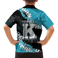 Personalized Kapolei Hawaii High School Family Matching Off The Shoulder Long Sleeve Dress and Hawaiian Shirt Puakenikeni Lei Hawaiian Pattern LT14 - Polynesian Pride