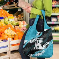 Personalized Kapolei Hawaii High School Grocery Bag Puakenikeni Lei Hawaiian Pattern LT14 - Polynesian Pride