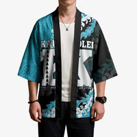 Personalized Kapolei Hawaii High School Kimono Puakenikeni Lei Hawaiian Pattern LT14 - Polynesian Pride