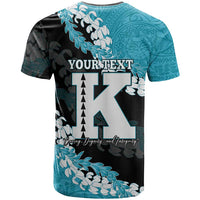 Personalized Kapolei Hawaii High School T Shirt Puakenikeni Lei Hawaiian Pattern - Polynesian Pride