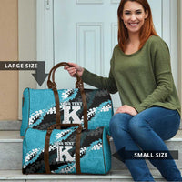 Personalized Kapolei Hawaii High School Travel Bag Puakenikeni Lei Hawaiian Pattern LT14 - Polynesian Pride