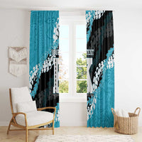 Personalized Kapolei Hawaii High School Window Curtain Puakenikeni Lei Hawaiian Pattern LT14 - Polynesian Pride