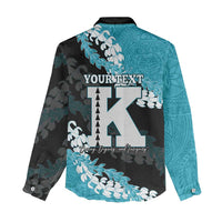 Personalized Kapolei Hawaii High School Women Casual Shirt Puakenikeni Lei Hawaiian Pattern - Polynesian Pride
