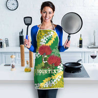 Personalized Leilehua Hawaii High School Apron Puakenikeni Lei Hawaiian Pattern - Polynesian Pride