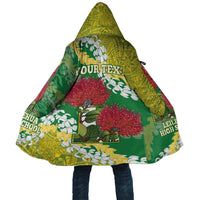 Personalized Leilehua Hawaii High School Cloak Puakenikeni Lei Hawaiian Pattern LT14 Unisex Green - Polynesian Pride