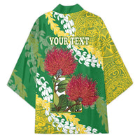 Personalized Leilehua Hawaii High School Kimono Puakenikeni Lei Hawaiian Pattern LT14 - Polynesian Pride