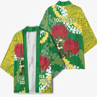 Personalized Leilehua Hawaii High School Kimono Puakenikeni Lei Hawaiian Pattern LT14 - Polynesian Pride