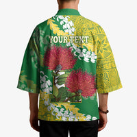 Personalized Leilehua Hawaii High School Kimono Puakenikeni Lei Hawaiian Pattern LT14 - Polynesian Pride