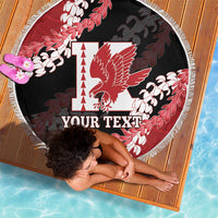 Personalized Kalani Hawaii High School Beach Blanket Puakenikeni Lei Hawaiian Pattern LT14 - Polynesian Pride